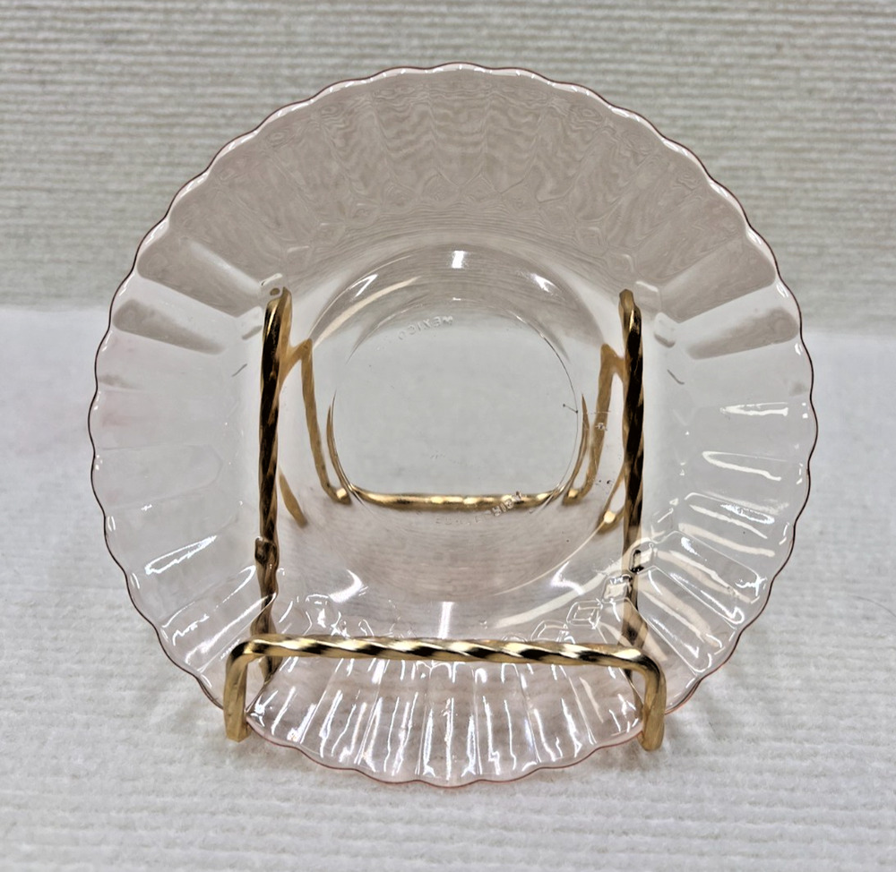 Vintage Fortecrisa Radiance "Swirl" Pattern Saucer Plate 5.75" Replacement